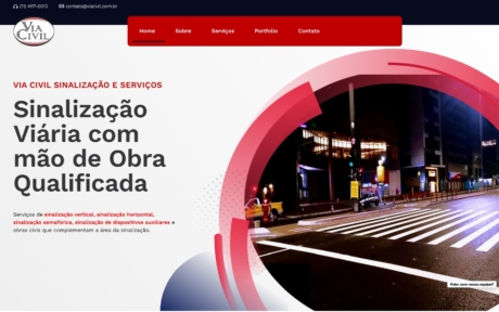 Via Civil - Sinalização Viaria - Via Civil Sinalização Viaria - Empresa - Horizontal