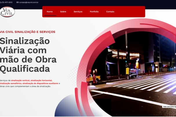 Via Civil - Sinalização Viaria - Via Civil Sinalização Viaria - Empresa - Horizontal